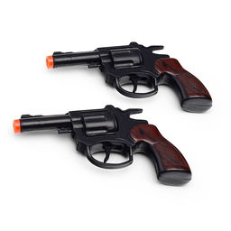 Набор "Военный" два пистолета, наручники, свисток, жетон в пакете