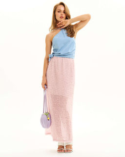 Юбка из сетки с ворсом VU001