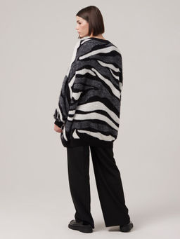 Джемпер женский ZZ-07004 black/white