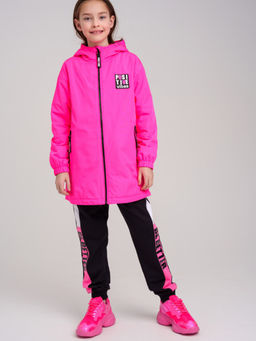 12321133 Куртка с полиуретановым покрытием для девочек (ветровка) - Playtoday фото 3