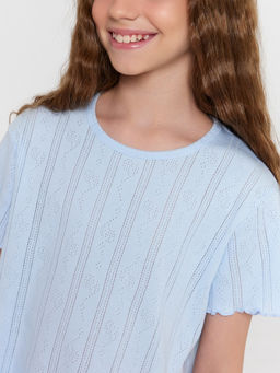 Комплект домашний для девочек голубой - Mark formelle фото 7