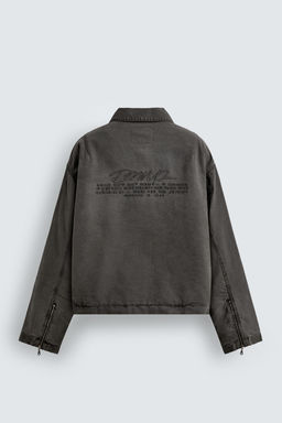 EMBROIDERED CROPPED FIT JACKET - Zara фото 8