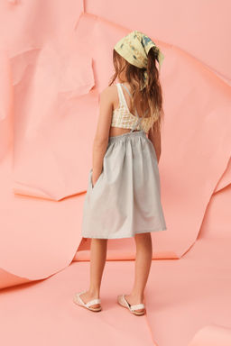 VESTIDO PICHI GOMAS FLORES BORDADAS LIMITED EDITION / Azul / Verde - Zara фото 3