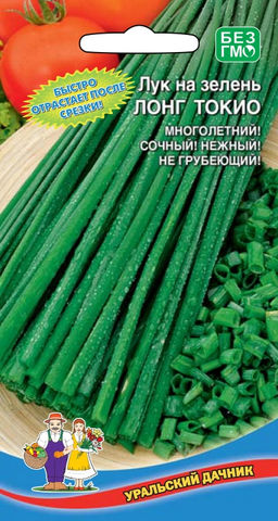 Лук на зелень ЛОНГ ТОКИО Многолетний! Сочный! Нежный! Не грубеющий! Быстро отрастает после срезки!