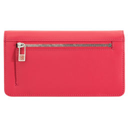 Итальянский женский кожаный кошелек DuDu серии Canarie | малиновый - Dudubags фото 9