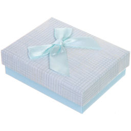 Цена за 4 шт. Коробка подарочная "With love" 9*7*3 см, Голубой