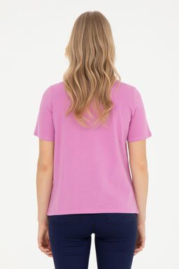 Женская фиолетовая футболка - U.s. polo assn фото 11