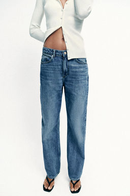 JEANS Z1975 STRAIGHT HIGH WAIST LONG LENGTH - Zara фото 39