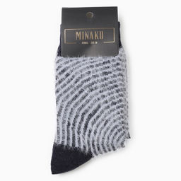 Носки женские махровые MINAKU, тёмно-синие, размер 36-41