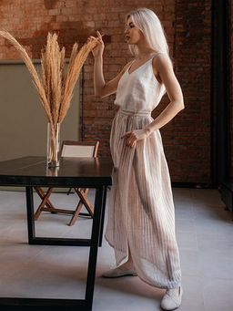 Юбка 100% лен ВОЛТРИ  фото 3