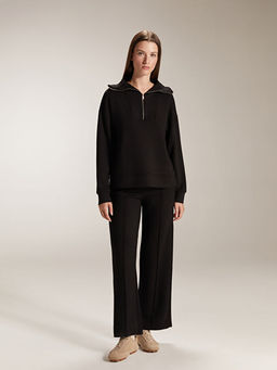 Dik Yaka Kad?n Sweatshirt