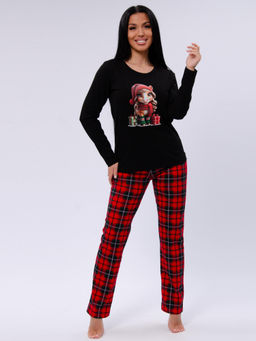 Пижама Рада, трикотаж - Малина фото 2