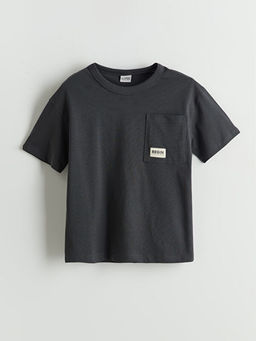 Bisiklet Yaka D?z Erkek ?ocuk Ti??rt