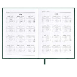 Ежедневник датированный 2024 ESCALADA, А6+, 176 л., арт. 63796/ 20 САРИФ-ЭКОНОМ ЗЕЛЁНЫЙ  фото 5