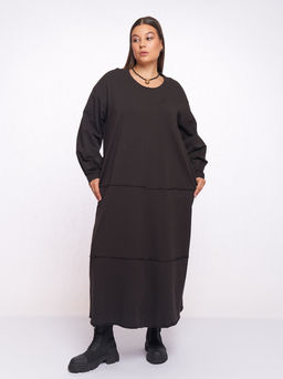 Платье со швами наружу PP56506BLK01