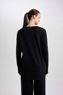 DeFactoFit Длинная футболка с круглым вырезом и длинными рукавами для спортсменов  фото 10