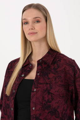 Kad_n Bordo Uzun Kollu G_mlek - U.s. polo assn фото 2