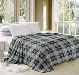 Покрывало-плед Рич фланель-микрофибра 200*220 см.