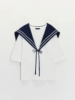 Футболка с шарфом женская / Zarina