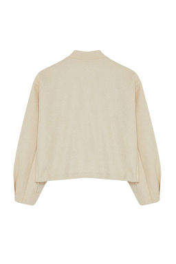 TRENDYOLMILLA Siyah Oversize Kase Bomber Ceket Mont TWOAW25MO00053  фото 17