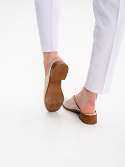 Сабо 3200.25294br.Розовый ибица+коричневый