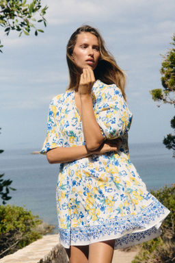 Vestido con cintur?n de anudar - H&m фото 5