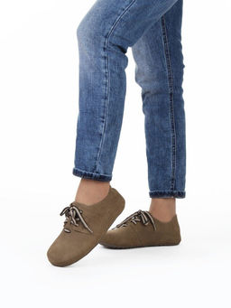 03-1-5B SAND Полуботинки женские (натуральная замша)