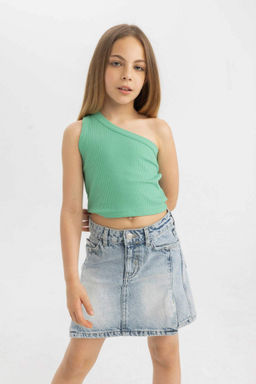 K?z Cocuk Tek Omuzlu Atlet - Defacto фото 2