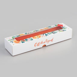 Цена за 3 шт. Коробка под 5 конфет новогодняя С Новым годом, 21?5?3 см - UPAK LAND фото 2