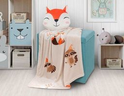 Покрывало-плед Лесные друзья фланель-микрофибра 150*200 см. - Лен поволжья фото 2