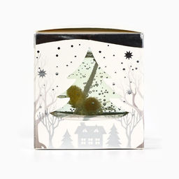 Свеча новогодняя гелевая «Цветочная», с декором внутри, 5×6 см