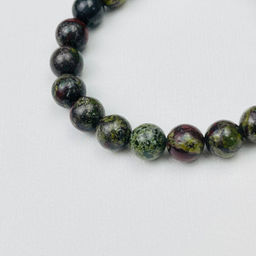 Браслет из зеленой Яшмы (Кровь дракона) 18,5 см