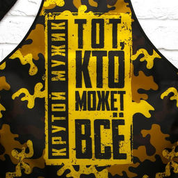 Большой кухонный набор Мужик готовит лучше (фартук, лопатка, отбивалка и прихватка) - Beauty fox фото 3