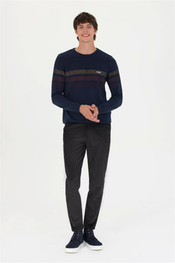 U. S. Polo Assn Мужские брюки из плотной ткани антрацитового цвета