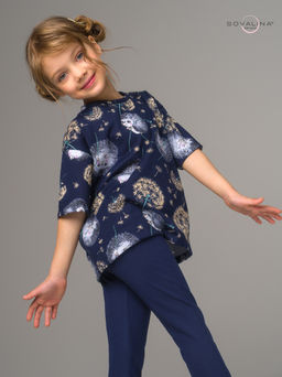 Костюм Мун ежик с одуванчиком-индиго - Sovalina фото 7