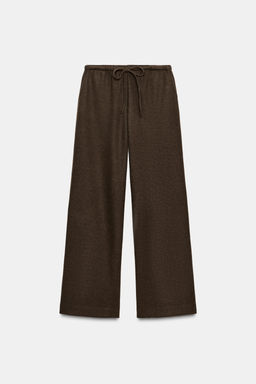 PALAZZO TROUSERS WITH TIE - Zara фото 6
