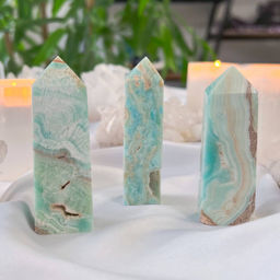 Кристалл из голубого Арагонита