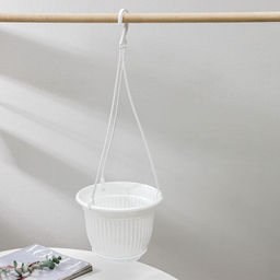 Кашпо для цветов «Венеция», 3 л, с подвесом, коричневое