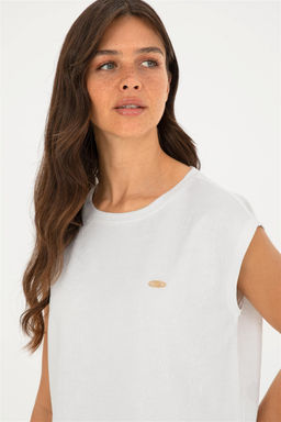 U. S. Polo Assn / Женская футболка цвета экрю - U.s. polo assn фото 2