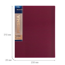 Expert Complete PRISMA Папка с вкладышами 60 л. A4 700 мкм 25 мм эффект 3D 4 шт. рубиновый new EC211800126