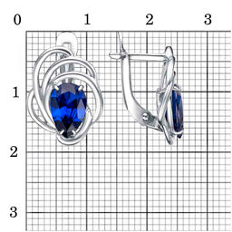 СЕРЬГИ 34815234ПлСп - Красная пресня фото 4