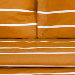 Постельное бельё Этель Евро Mustard stripes 200х217см, 220х240см, 70х70см-2 шт, 100% хлопок,поплин фото 12