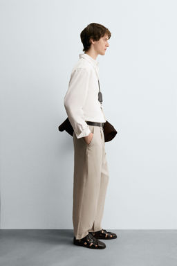 FLOWING PLEATED TROUSERS - Zara фото 4
