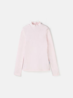 Бадлон с волнистым воротом Розовый 7+ - Bungly фото 2