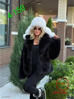 Шуба женская из искусственного меха