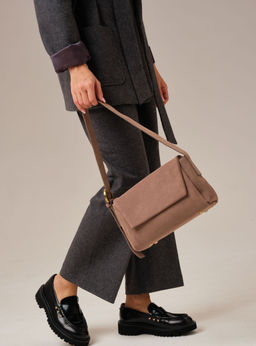 Замшевая сумка Nova DBR 31391 капучино фото 8