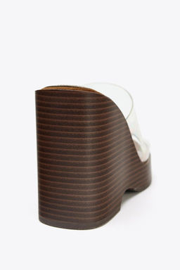 VINYL WEDGE - Zara фото 12