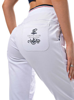 Брюки из тонкого футера с плащевкой - А+б коллекция фото 17