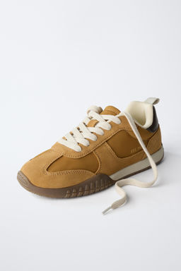 ZAPATILLA DEPORTIVA COMBINADA / Mostaza - Zara фото 3