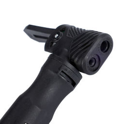 Велонасос COMIRON DIRK 1, алюминиевый цилиндр, пластиковая ручка, телескопическая головка на шланге, Presta-Schrader-Dunlop, 8,3 бар. /уп 100 - Галеонтрейд фото 6